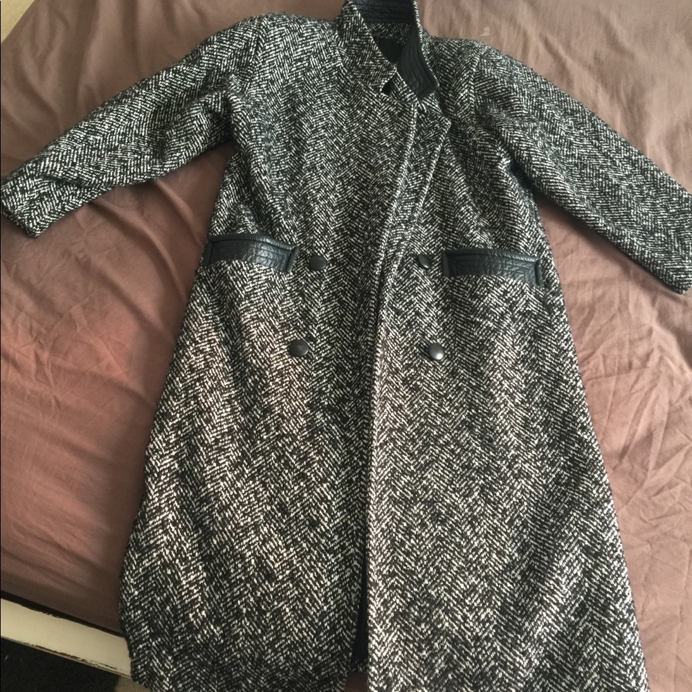 Vintage ADA tweed long coat beautiful piece